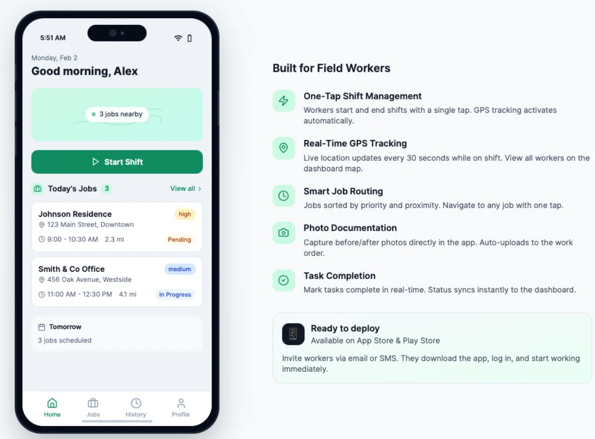 Cadriel Field Operations Mobile Platform